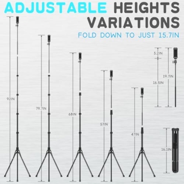 Ubeesize 92” Tripod for iPhone and Android with Remote