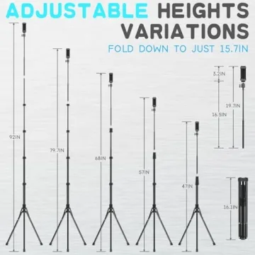 Ubeesize 92” Tripod for iPhone and Android with Remote