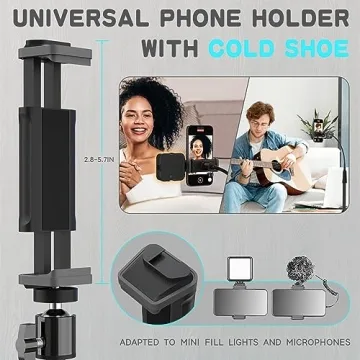 Ubeesize 92” Tripod for iPhone and Android with Remote
