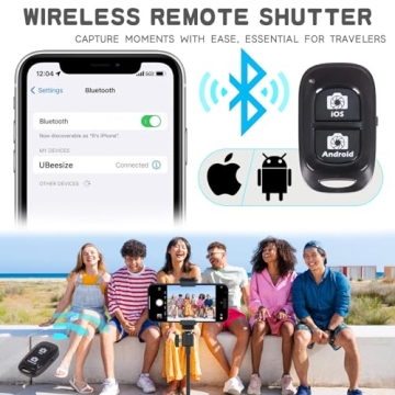 Ubeesize 92” Tripod for iPhone and Android with Remote