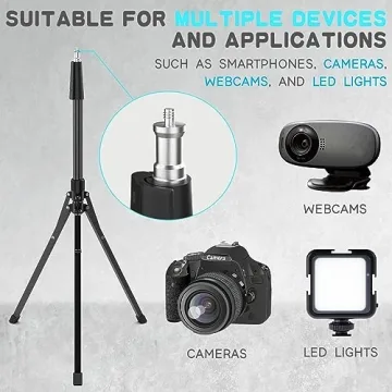 Ubeesize 92” Tripod for iPhone and Android with Remote