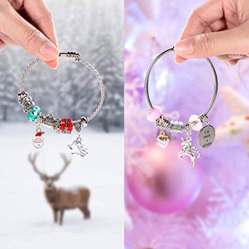 COO&KOO Unicorn Charm Bracelet Kit for Girls 6-12