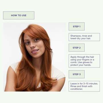 Maria Nila Colour Refresh, Bright Copper 10.1 Fl Oz, Copper Hair Mask, Semi-Permanent Pigments, 100% Vegan & Sulfate/Paraben free