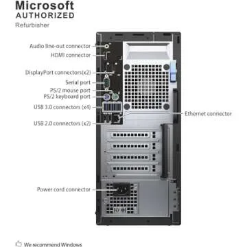 Dell Optiplex 7040 PC - Quick Quad Core i5 Performance