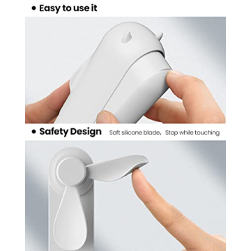 Gaiatop Portable Handheld Fan - Compact and Multifunctional