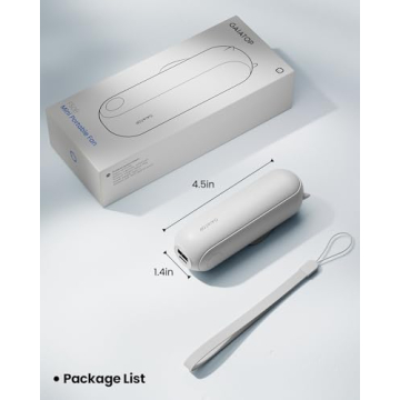 Gaiatop Portable Handheld Fan - Compact and Multifunctional