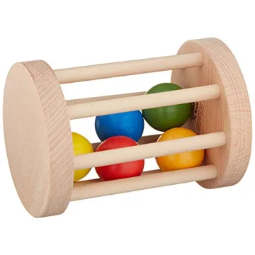 Montessori Wooden Rolling Toy for Babies 6-12 Months