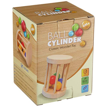 Montessori Wooden Rolling Toy for Babies 6-12 Months