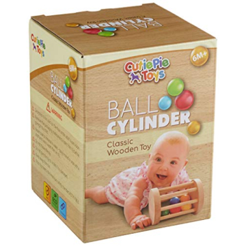 Montessori Wooden Rolling Toy for Babies 6-12 Months