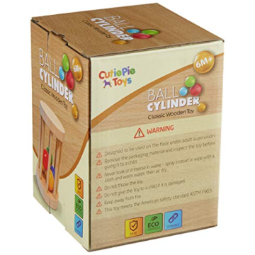 Montessori Wooden Rolling Toy for Babies 6-12 Months