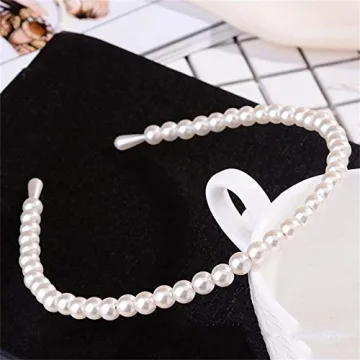 Elegant Aoxmas Pearl Headbands for Women Weddings Parties