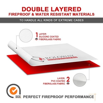 ROLOWAY Fireproof Document Bag - Protect Your Valuables