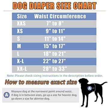 Leekalos Male Dog Diapers - High Absorbing & Washable