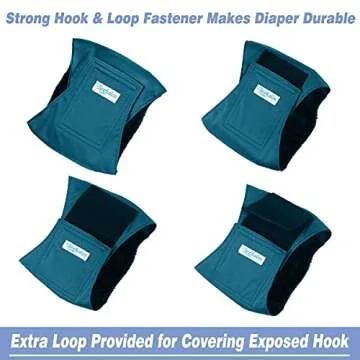 Leekalos Male Dog Diapers - High Absorbing & Washable