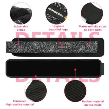 MANUEKLEAR Hip Thrust Belt for Women Glute Training, Booty Belt for Hip Thrust Workout, Hip Thrust Belt for Gym Essentials Women