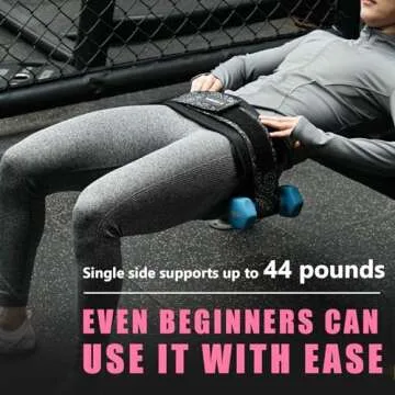 MANUEKLEAR Hip Thrust Belt for Women Glute Training, Booty Belt for Hip Thrust Workout, Hip Thrust Belt for Gym Essentials Women