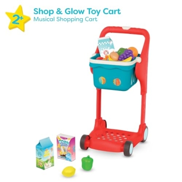B. toys Shop & Glow Musical Shopping Cart for Toddlers