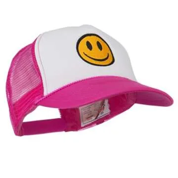 Stylish e4Hats.com Smile Face Trucker Cap for All