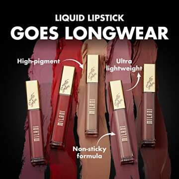 Milani Amore Matte Lip Crème - Vegan & Cruelty-Free