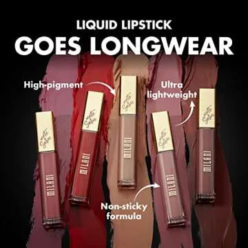 Milani Amore Matte Lip Crème - Vegan & Cruelty-Free