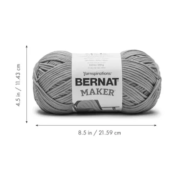 Bernat Maker Saffron Yarn - Premium Cotton Nylon 2 Pack