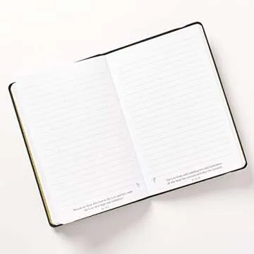 Christian Art Gifts Green Faux Leather Journal with Scriptures