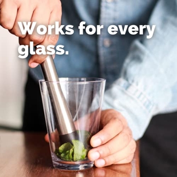 Stainless Steel Cocktail Muddler for Elegant Drink Making