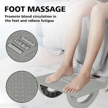 CZZXI Rocking Foot Rest Ergonomic Foot Massager