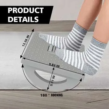 CZZXI Rocking Foot Rest Ergonomic Foot Massager