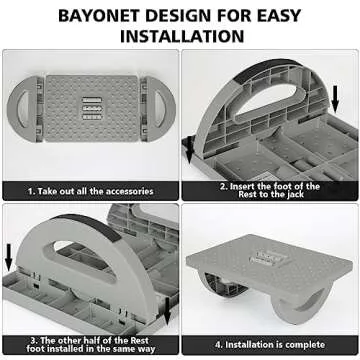 CZZXI Rocking Foot Rest Ergonomic Foot Massager