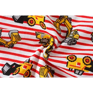 Boboking Boys Briefs Pack of 6 Dinosaur Truck Underwear