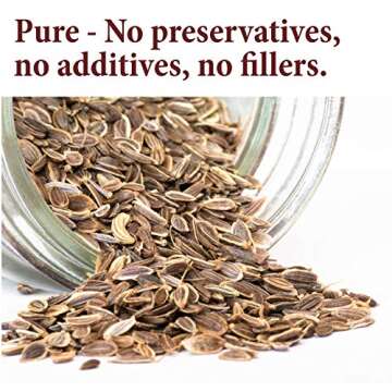 The Spice Way Dill Seed - 8 oz Pure Dill Seeds for Pickling, Cooking & Seasoning