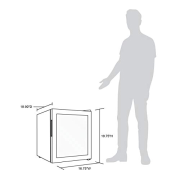 NewAir Mini Beverage Fridge Holds 60 Cans Perfect for Beer and Soda