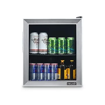 NewAir Mini Beverage Fridge Holds 60 Cans Perfect for Beer and Soda