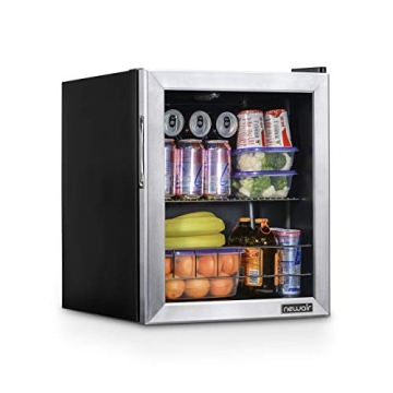 NewAir Mini Beverage Fridge Holds 60 Cans Perfect for Beer and Soda