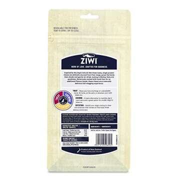 ZIWI Dog Chews and Treats – Lamb Ears - All Natural, Air-Dried, Single Protein, Grain-Free, High-V...