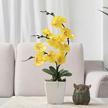 Beautiful YSZL 15" Silk Phalaenopsis Orchid in Pot