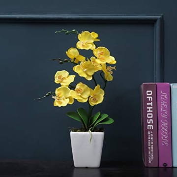 Beautiful YSZL 15" Silk Phalaenopsis Orchid in Pot