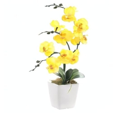 Beautiful YSZL 15" Silk Phalaenopsis Orchid in Pot