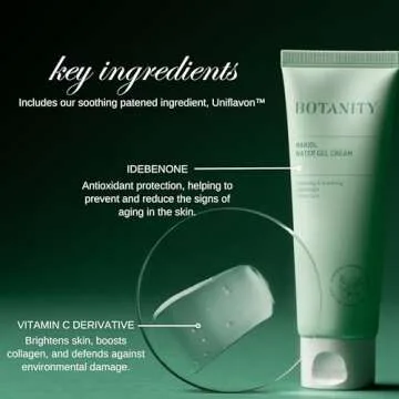 BOTANITY Makiol Water Gel Cream | Moisturizing | Sebum Care | Pore Management | Hydrating & Mattifying for Oily Skin | 2.82oz