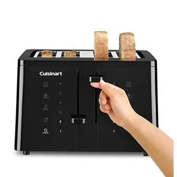 Cuisinart 4-Slice Touchscreen Toaster, Black, CPT-T40P1