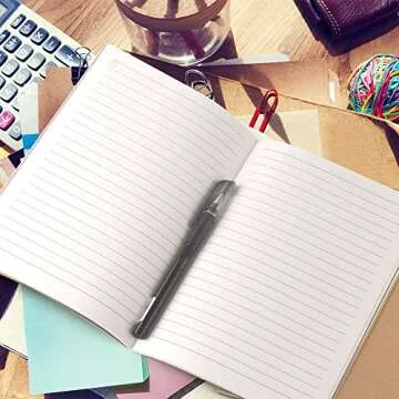 12 Pack Notebook Journals for Travelers Kraft Brown Cover Notepad, A5 Size Paper (8.25" x 5.5"), 30 Sheets/60 Lined Pages by Zealor