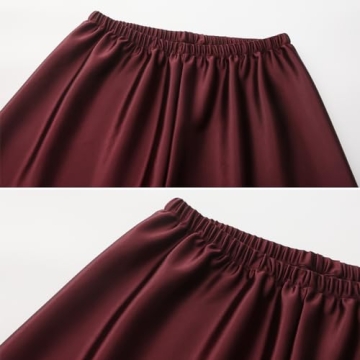 Elegant Women Satin Wide Leg Dress Pants for All Occasions