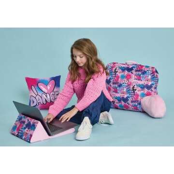 iscream Lounge Support Pillow - Silky Soft Plush Comfort