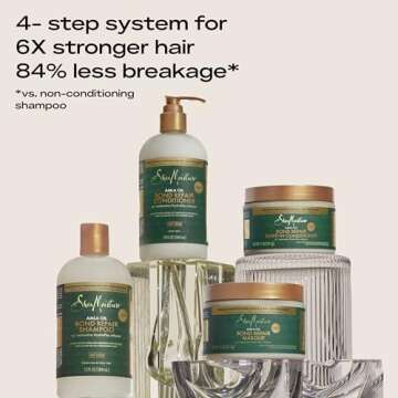 SheaMoisture Bond Repair Leave-In Conditioner Amla Oil to Strengthen and Repair Curls with Restorative HydroPlex Infusion 11 oz