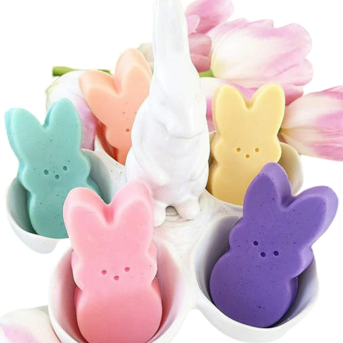 Pastel Bunny Glycerin Soap for Easter Gifts