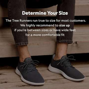 Allbirds Men’s Tree Runners Everyday Sneakers, Machine Washable Shoe Made with Natural Materials -...