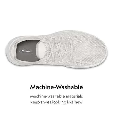 Allbirds Men’s Tree Runners Everyday Sneakers, Machine Washable Shoe Made with Natural Materials - Kaikoura White (White Sole) - 8 Medium