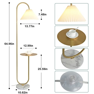 Stylish Beaysuty Tray Floor Lamp for Home and Office