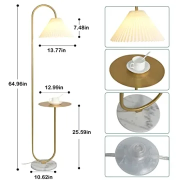 Stylish Beaysuty Tray Floor Lamp for Home and Office